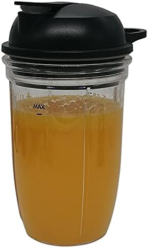 Replacement Easy Twist Extractor Blade with 18oz cup and lid,Compatible with NutriBullet Blender Combo（NBF10500/ NBF70500/ZNBF30400Z/ZNBF30500Z/NBF50400） (1, 18oz cup with pro extractor blade) - Image 5