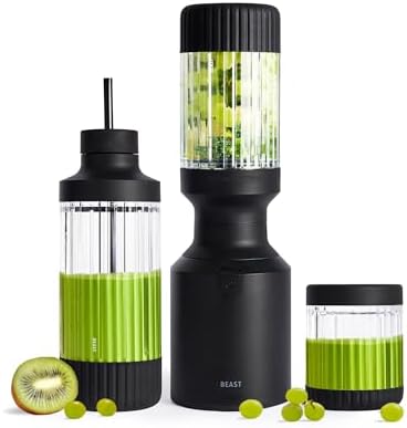 Beast Mighty 850 Plus Personal Blender, XL Vessel, Carbon Black, 850W by Unknown