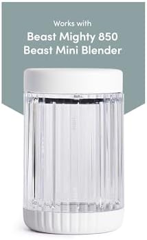 Beast Blending Vessel for Mighty 850 & Mini, 530mL, Cloud White by Unknown