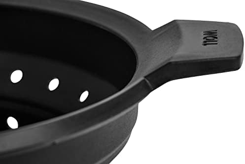 Concept Plus Multi-Function Collapsible Silicone Steamer & Colander Insert, 11", Gray