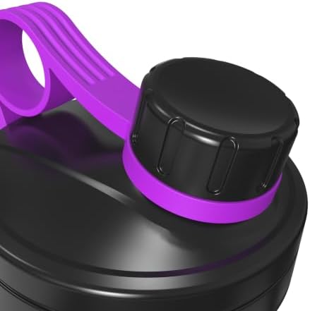 Electric Protein Shaker Bottle, 22 oz (650ml) Detachable Rechargeable Mixer Cup, Portable Self-Stirring Vortex Blender for Shakes (Purple-Classic) - Image 3