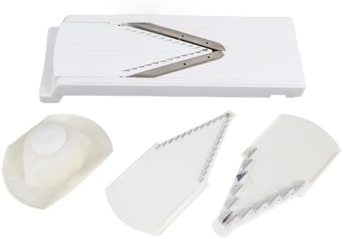 Mandoline Slicer, Multifunctional Household V ‑ Shaped Grater Slicing Cutter with Hand Protector by BTSEURY
