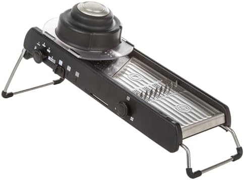 PL8 Professional Cubing Mandoline - Versatile Vegetable Slicer with Integrated Cubing System, Adjustable Blades for Cubes, Slices, and Julienned Cuts - Image 5