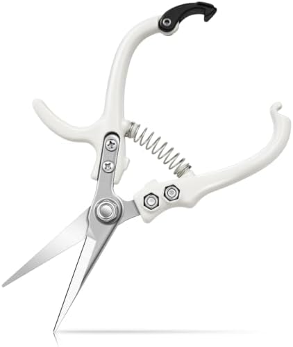 Pruning Shears for Gardening, Q-Shaped Garden Scissors for Plants
