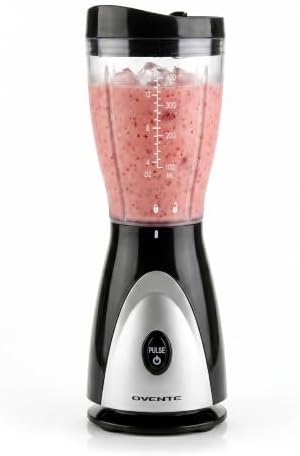 OVENTE Portable Personal Blender, 13.5 Oz, Black BLH1001B by OVENTE