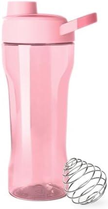 Simple Modern Rally Plastic Protein Shaker Bottle with Ball | 24oz Leakproof Cup for Protein Shakes, Mixes, Electrolytes, Pre Workout | Blush Mix by Unknown