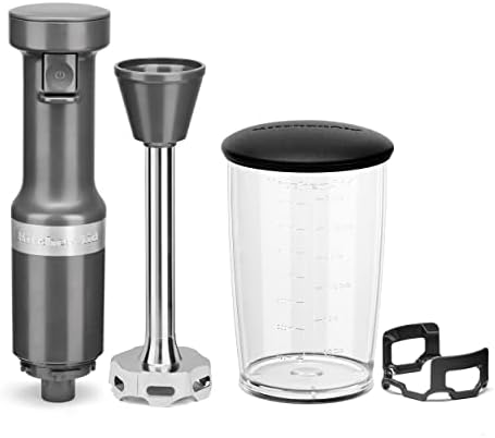 KitchenAid Variable Speed Corded Hand Blender, KHBV53, Charcoal Grey - Image 3