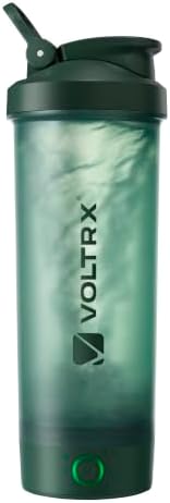 VOLTRX Protein Shaker Bottle, Merger USB C Rechargeable Electric Protein Shake Mixer, Shaker Cups for Protein Shakes and Meal Replacement Shakes, BPA Free, 26oz by VOLTRX