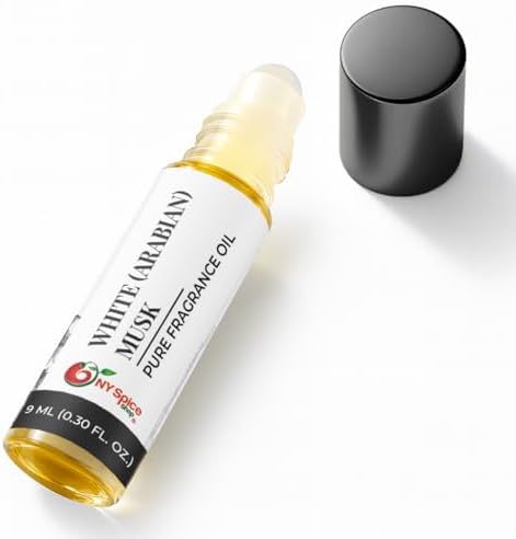 NY Spice Shop White Arabian Musk – Pack of 1 Smooth Aromatic Notes & Oil Based Perfume Blend – Natural Scent Essence with Refreshing Aroma Tone – Traditional Arabian Fragrance for Personal Scents - Image 2