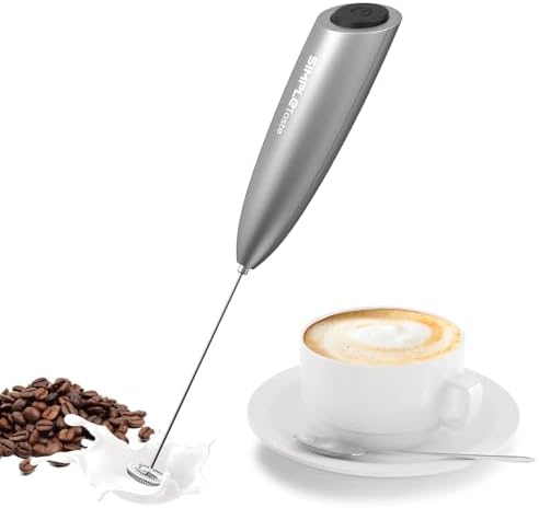 SIMPLETASTE Milk Frother Handheld Electric Foam Maker Battery Operated by SIMPLETaste