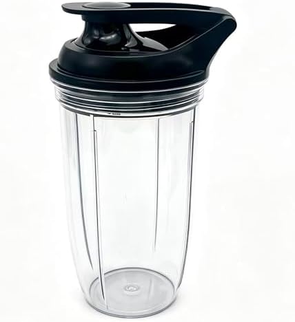 2pcs Replacement juicer personal jar 24oz cup with Premium To Go Lid, Compatible with nutribullet Ultra Plus+ Compact Kitchen System（NB50550AK）and Ultra Plus+ 2-in-1 Compact Kitchen System（NB20550） - Image 3