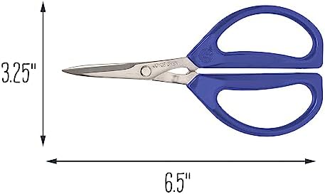 Joyce Chen Original Unlimited Kitchen Scissors All Purpose Dishwasher Safe Kitchen Shears With Comfortable Handles, Blue