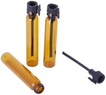 100 Dropper Bottles 2ML and10 Funnels Amber Glass Mini Small Empty Perfume Sample Bottles with Black Caps for Aromatherapy, Perfume Samples, Travel Size Liquid Storage - Image 6