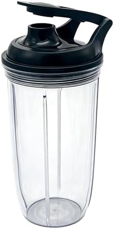 2pcs Replacement juicer personal jar 24oz cup with Premium To Go Lid, Compatible with nutribullet Ultra Plus+ Compact Kitchen System（NB50550AK）and Ultra Plus+ 2-in-1 Compact Kitchen System（NB20550） - Image 2
