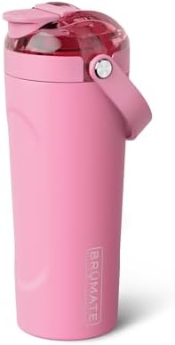 BrüMate MultiShaker Blender Shaker Bottle | 100% Leakproof Insulated Stainless Steel | Pre Workout and Protein Shaker Bottle for the Gym | 25oz (Primrose) by Br%C3%BCMate