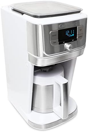 Cuisinart DGB-850 Burr Grind & Brew 10-Cup Coffeemaker with Thermal Carafe (White/Stainless) - Image 5