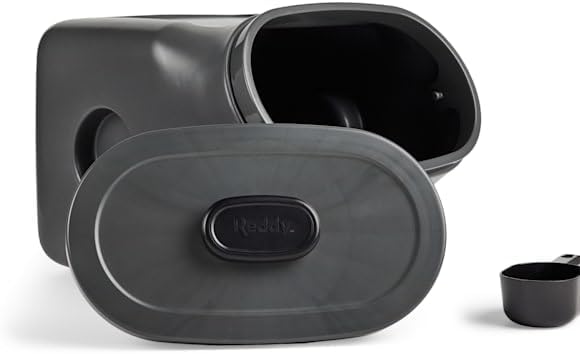 Reddy by Petco Black Airtight Food Storage Container for Dogs Medium 25 lbs.