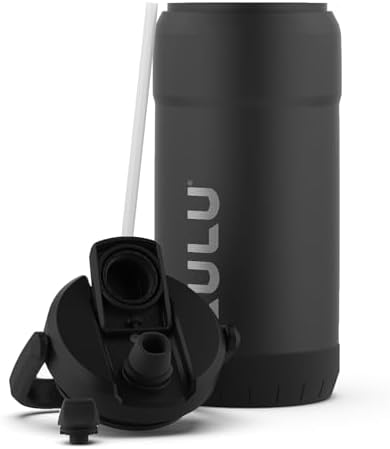Goals Vacuum Insulated Large Capacity Stainless Steel Water Bottle | Reusable Jug Thermoses with Carry Handle | Leak-Proof Lid | Perfect for Travel, Workout, Gym, Hiking, Camping | 64oz, 101oz