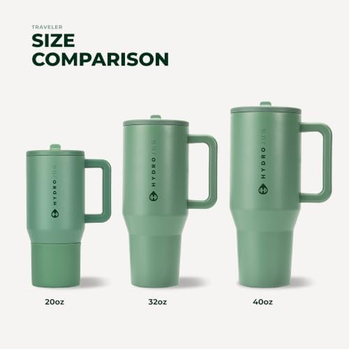 Traveler 40oz, Insulated Water Bottle with Handle, Sage