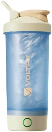 VOLTRX Protein Shaker Bottle, Merger USB C Rechargeable Electric Protein Shake Mixer, Shaker Cups for Protein Shakes and Meal Replacement Shakes, BPA Free, 24oz by VOLTRX
