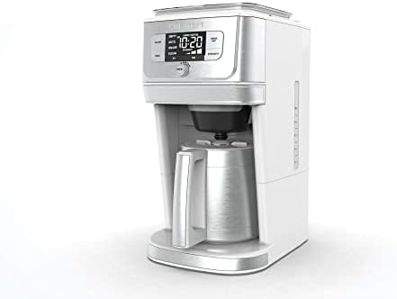 Cuisinart DGB-850 Burr Grind & Brew 10-Cup Coffeemaker with Thermal Carafe (White/Stainless) by Cuisinart