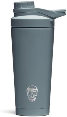 Gymreapers Stainless Steel Protein Shaker Bottle - Double Wall Insulated, Leak Proof, BPA-Free Metal Vacuum Blender Cup For Gym, Sports, Pre & Post-Workout Cold Hydration - 26 OZ (Lake) - Image 6