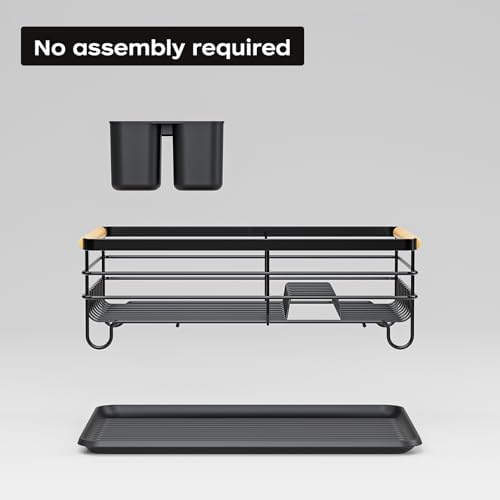 Dish Racks for Kitchen Counter, Black