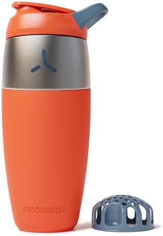 PROMIXX Pursuit Stainless Steel Shaker Bottle 32oz, Burnt Orange by PROMIXX