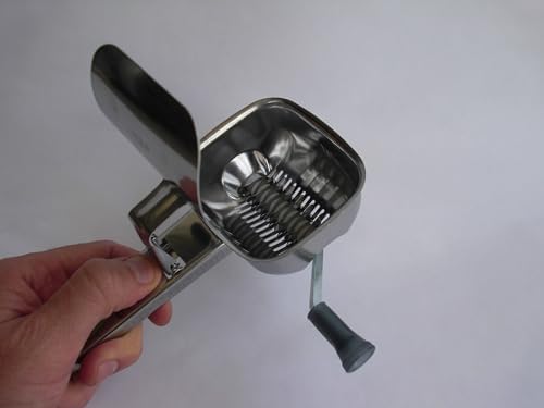 Stainless Steel Parsley Mincer Grater with Lid – 12‑Blade Herb Mill