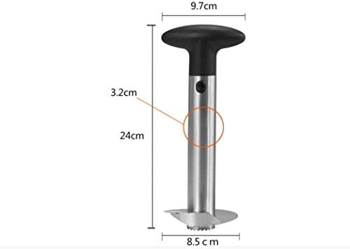 Pineapple Peeler Cutter, [2021latest] [thicker Sharp Blade] 430stainless Steel, Fruit Knife Slicer Spiral Pineapple Cutter Easy-to-use Kitchen Accessories
