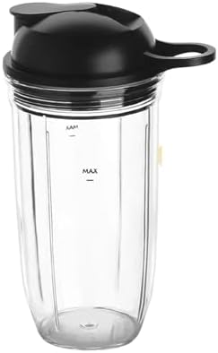 24oz Blender Cup，Compatible With NutriBullet，Blender Combo 1000W 1200W Replacement With To-Go Lid by Unknown