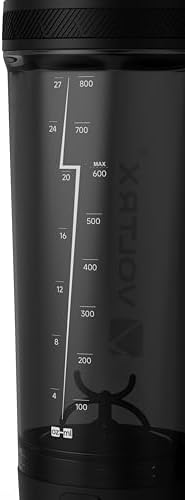 VOLTRX Shaker Bottle, Gallium USB C Rechargeable Electric Protein Shake Mixer, Shaker Cups for Protein Shakes and Meal Replacement Shakes, BPA Free, Made with Tritan, Midnight Blue, 27oz - Image 4