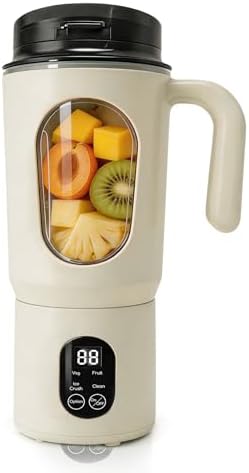 Portable Blender for Smoothies, 580ML USB-C Rechargeable Personal Blender by Unknown
