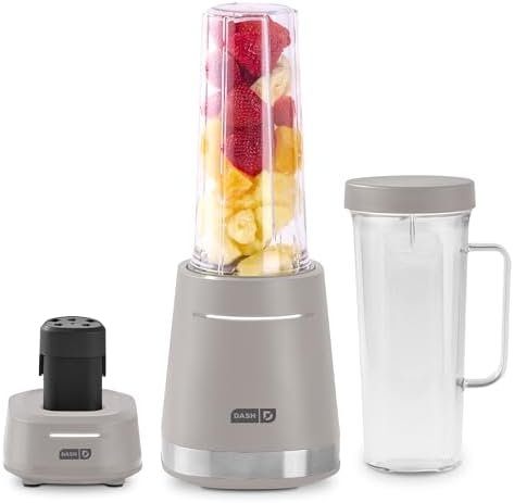 Dash Cordless Personal Blender, 17-oz Bottle, French Grey by Dash