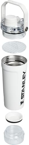 STANLEY Vitalize Shaker Bottle, 20 oz, Chalk