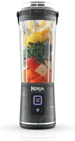 Ninja Blast Portable Blender, Cordless,18oz Vessel, Black Marble, BC152MK by Unknown