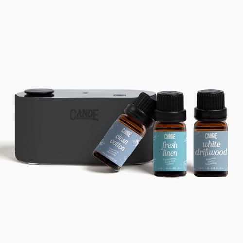 CANDECraftCo Waterless Travel Diffuser Gift Set, Clean Scents, 3 Oils by CECraftCompany