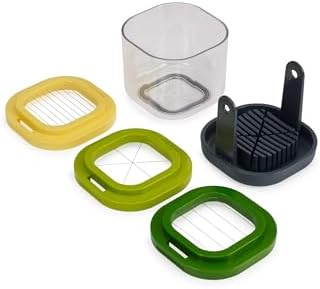 Joseph Joseph Multi-Prep Mini, 3-in-1 Compact space saving Vegetable Chopper & Dicer, Egg Slicer, 3 Stainless Steel Wire cutters - Image 2