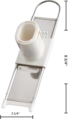 Fantes Garlic Slicer Grater, Stainless Steel, 8.75 x 2.25-Inches, The Italian Market Original since 1906 - Image 3
