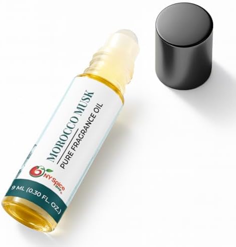 NY Spice Shop Morocco Musk Fragrance – Pack of 5 Artisan Fragrance Oil & Soft Floral Scent – Resinous Aroma Blend with Enduring Aroma Tone – Traditional Musk Perfume Oil for Personal Scent Collection - Image 2
