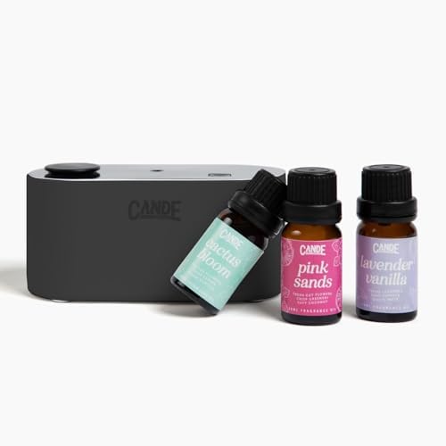 CANDECraftCo Waterless Travel Diffuser Gift Set, Floral Scents, 3 Oils by CECraftCompany