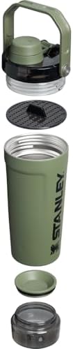 STANLEY Vitalize Shaker Bottle, 20 oz, Dried Pine - Image 2