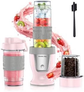 Smoothie Blender and Grinder Combo, 10-Piece Blenders Shakes by HoninJoy
