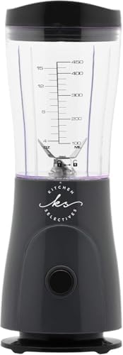 Kitchen Selectives 14-Ounce Mini Blender, Color Series, Dark Gray by Kitchen+Selectives