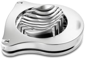Egg Slicer with Zinc Alloy and Stainless Steel Wires, Hard Boiled Egg Cutter for Salads and Sandwiches by SWETON