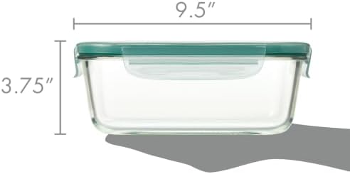 OXO Good Grips 8 Cup Smart Seal Airtight Glass Rectangle Container