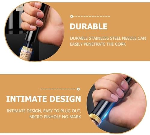 Wine Opener, AeroPop MIni Wine Opener, Travel Portable Pocket Air Pressure Pump Wine Bottle Opener, Travel Porta for Home, Restaurant, Party (2Pcs,A)