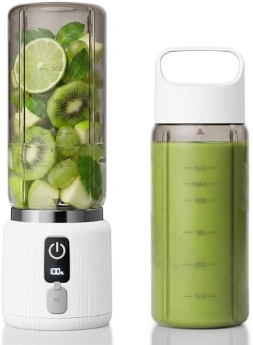 COKUNST Portable Blender, Small Smoothie Blender with LED Display, White by COKUNST
