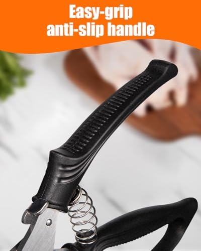 Kitchen Shears, Heavy Duty Poultry Shears, Stainless Steel Scissors