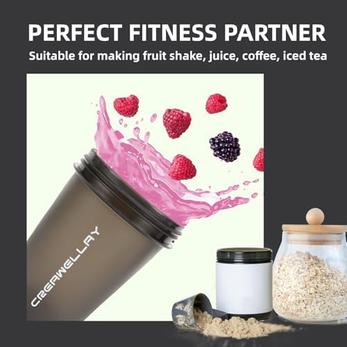 3 Pack Shaker Bottles for Protein Mixes, 17 oz Small Protein Shaker Bottle with Handle, Gym Shaker Cups with Blending Ball for Pre Workout, BPA-Free & Dishwasher Safe (Black, White, Blue) - Image 6